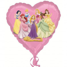 Balon folie inima Printese Disney - 45cm, Amscan 22947 foto