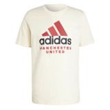 Manchester United tricou de bărbați Seasonal white - M, Adidas