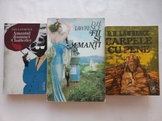 D.H. LAWRENCE - AMANTUL DOAMNEI CHATTERLEY + FII SI AMANTI + SARPELE CU PENE