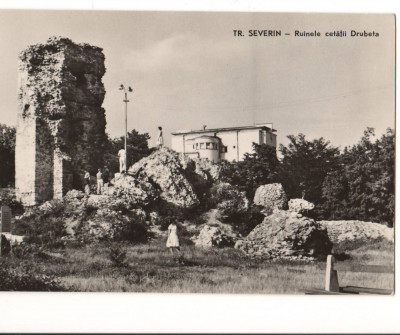 CPI B 11944 CARTE POSTALA - TURNU SEVERIN. RUINELE CETATII DROBETA, RPR foto