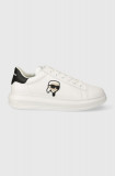 Karl Lagerfeld sneakers din piele KAPRI MENS culoarea alb, KL52530N