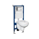 Set rezervor WC montat pe perete Roya Doris 83W