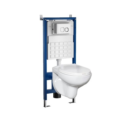 Set rezervor WC montat pe perete Roya Doris 83W foto