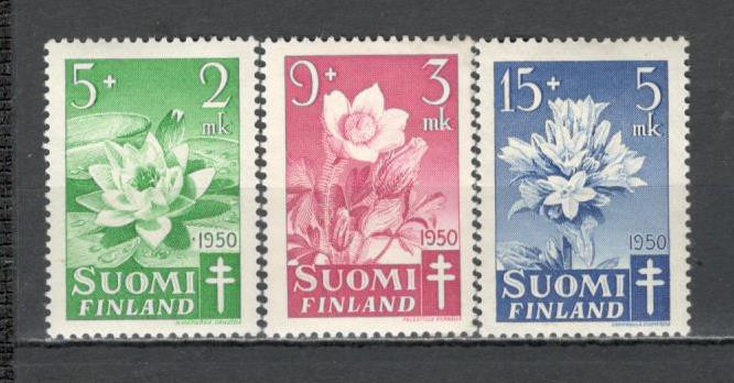 Finlanda.1950 Campanie impotriva tuberculozei-Flori DF.77