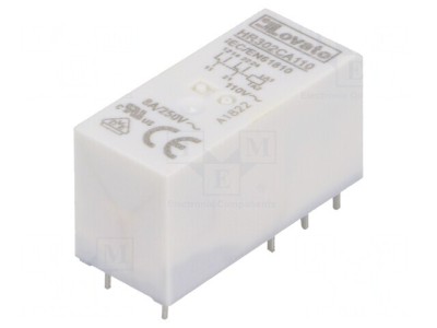 Releu Electromagnetic DPDT 110VAC 8A cu Soclu foto