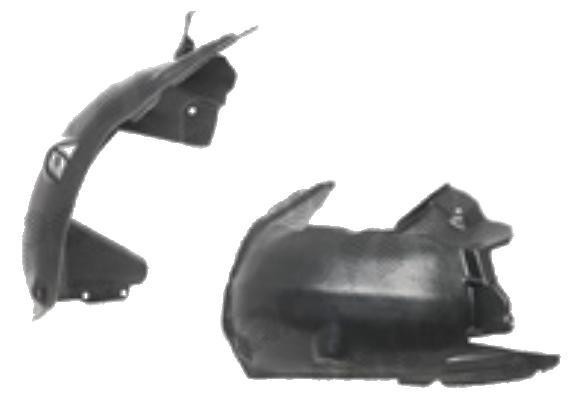 Carenaj roata Mercedes Clasa C (W202), 03.1993-03.2001, partea Dreapta, punte Spate , 2026980430, 5002FP5T polietilena