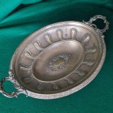 Cumpara ieftin PLATOU OVAL CU PICIOR ARGINTAT - GERMANIA anii 1900