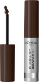 Loreal Paris Plump&amp;Set Brow Artist mascara pentru spr&acirc;ncene 108 Dark Brunette, 4,9 ml