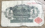 BNKSTR01DE Bancnotă Germania Imperială (WWI) - 1 Mark 1914, Darlehnskassenschein, de colecție