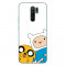 Husa compatibila cu Xiaomi Redmi 9 Silicon Gel Tpu Model Finn and Jake Tongues