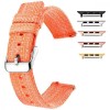 Curea material textil, compatibila cu Apple Watch 10, 46mm, Merigold Orange