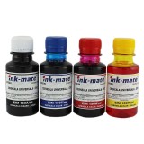 Cerneala pentru cartuse reincarcabile Epson in 4 culori - 100 ml, InkMate