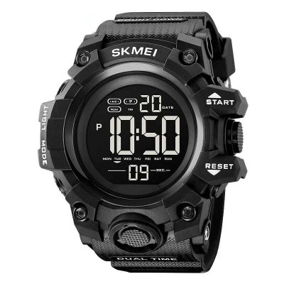 Ceas Sport Militar Digital SKMEI 2140 , Afisaj LED, Cronometru, Alarma, Rezistent la Apa 5ATM, Design Masculin Robust foto