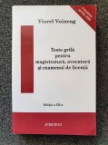 TESTE GRILA PENTRU MAGISTRATURA, AVOCATURA SI EXAMENUL DE LICENTA - Voineag