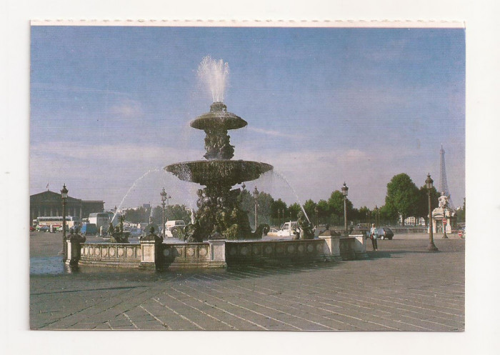 FA18-Carte Postala- FRANTA - Paris, Place de la Concorde, necirculata