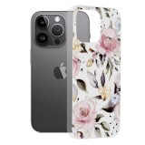 Husa iPhone 14 Pro Max Techsuit Marble, Chloe White