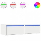 Cumpara ieftin Dulap TV cu lumini LED alb 100X35,5x25 cm