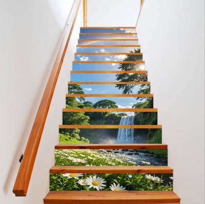 Sticker decorativ pentru scari interioare, print autoadeziv de inalta rezolutie, dimensine 200 x 124 cm, cod: AVX-STAIRS-18 FAVLine Selection foto