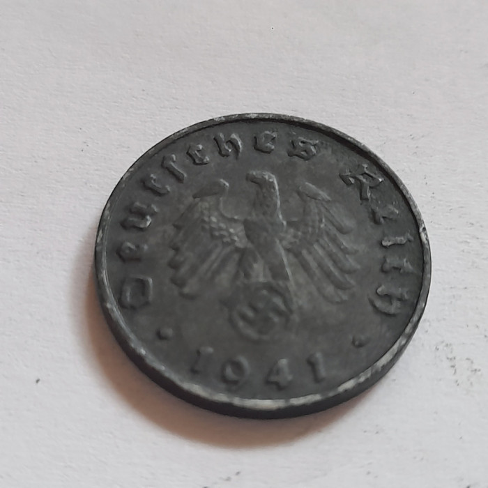 Germania Nazistă 10 reichspfennig 1941D (Munchen)