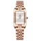 Ceas de mana dama Poedagar Quartz Elegant Casual Otel Auriu Alb