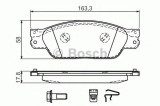 Set placute frana,frana disc JAGUAR S-TYPE (CCX) (1999 - 2009) BOSCH 0 986 494 141