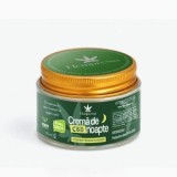 Crema Noapte CBD (Ulei de Canepa) pentru Fata &ndash; THC 0%, Gat si Decolteu &ndash; Hidratare Intensa, Regenerare si Nutritie | THC 0%-50 ml