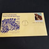 Plic Filatelic FDC 1975 &ndash; Bătălia de la Bunker Hill, Prima Zi de Emisiune, Bicentenar SUA!