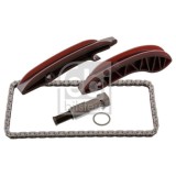 Kit lant distributie, BMW Seria 1, Seria 3, Seria 5, Seria 7, X3, X4, X5, 2.0/3.0 benzina, Febi Bilstein, 11317797897