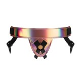 Hamuri pentru dildo - Mina Shimmer Ham Strap-on Efect Holografic cu Suporturi Elastice pentru Tubul de Lubrifiant sau Alte Accesorii