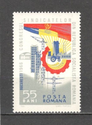 Romania.1966 Congresul sindicatelor XR.525 foto
