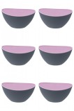 Set Boluri pentru Salata, 6 piese, 3.5 L, Plastic, Lila