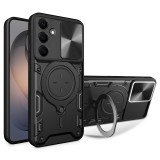 Husa Samsung Galaxy S26 Asteroid GSM CamGuard Pro Protectie Camere Negru Inel Flexibil