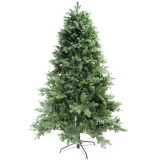 Brad artificial de craciun, eMazing pentru interior/exterior, inaltime 210 cm, diametru 138 cm, 858 ramuri, suport metalic inclus