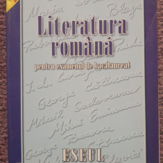 Literatura Romana pentru examenul de bacalaureat 2004-2005, L Paicu, 400 pag