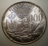 R.117 ROMANIA MIHAI I 25000 LEI 1946 XF/AUNC EROARE RARA 4