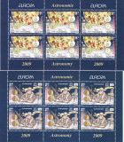 EUROPA 2009,ASTRONOMIE,MINICOLI DE 6,Lp.1832d,2009, MNH ** ROMANIA., Istorie, Nestampilat
