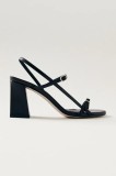 Alohas sandale de piele Elyn culoarea negru, S100642-01