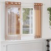 VidaXL Perdele Voile cu Oelii 2 buc Teracotă 4102137