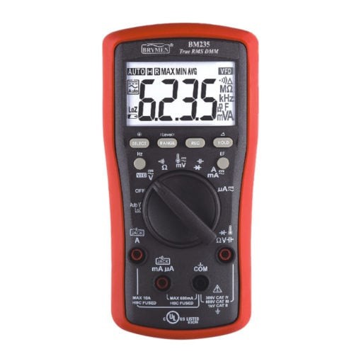 multimetru digital, BRYMEN, BM235, 60mV-1kV, 600&micro;A-10A