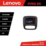 Navigatie Renault Trafic 2014-2017 Lenovo QLED 2K 8GB+256GB Android