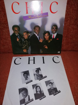 Chic Real People cu insert Atlantic 1980 US vinil vinyl foto