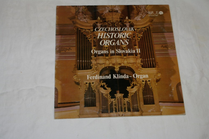 Czechoslovak historic organs - II- Ferdinand Klinda - Organ - Opus 1979 vinil