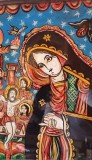Maica Domnului &Icirc;ndurerată,Icoana pe sticla 42 x 32 cm