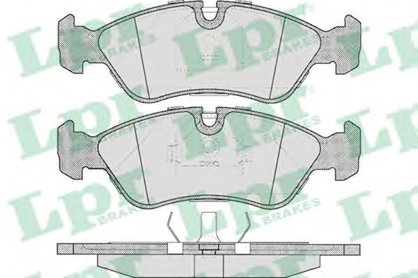 Set placute frana,frana disc OPEL ASTRA F Combi (51, 52) (1991 - 1998) LPR 05P304