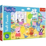 Puzzle Trefl 24 Maxi Peppa Pig pentru copii 3+ multicolor