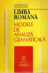 Limba romana. Modele de analiza gramaticala foto