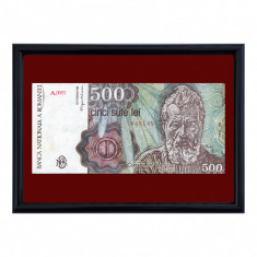 Tablou numismatic: 500 Lei / 1991 foto