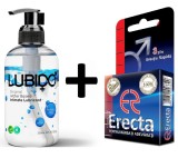 Cumpara ieftin Pachet Lubrifiant Lubido 250ml + 1 Erecta Super Pastila - afrodisiac pentru Erectie Rapida
