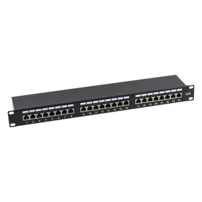 Patch Panel 1U, FTP cat5e, 24 porturi RJ45 - ASYTECH Networking ASY-PP-FTP5E-24 foto