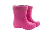 Cizme copii Kolmax super usoare EVA liner fleece detasabil marime 24 Roz